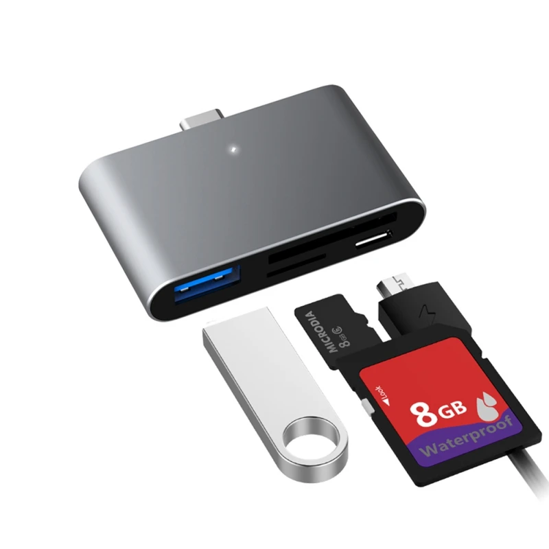 USB Hub 3 0 Портативный двойной порт SD/Micro SD кардридер для MacBook Pro Samsung Huawei Usb hub с sd