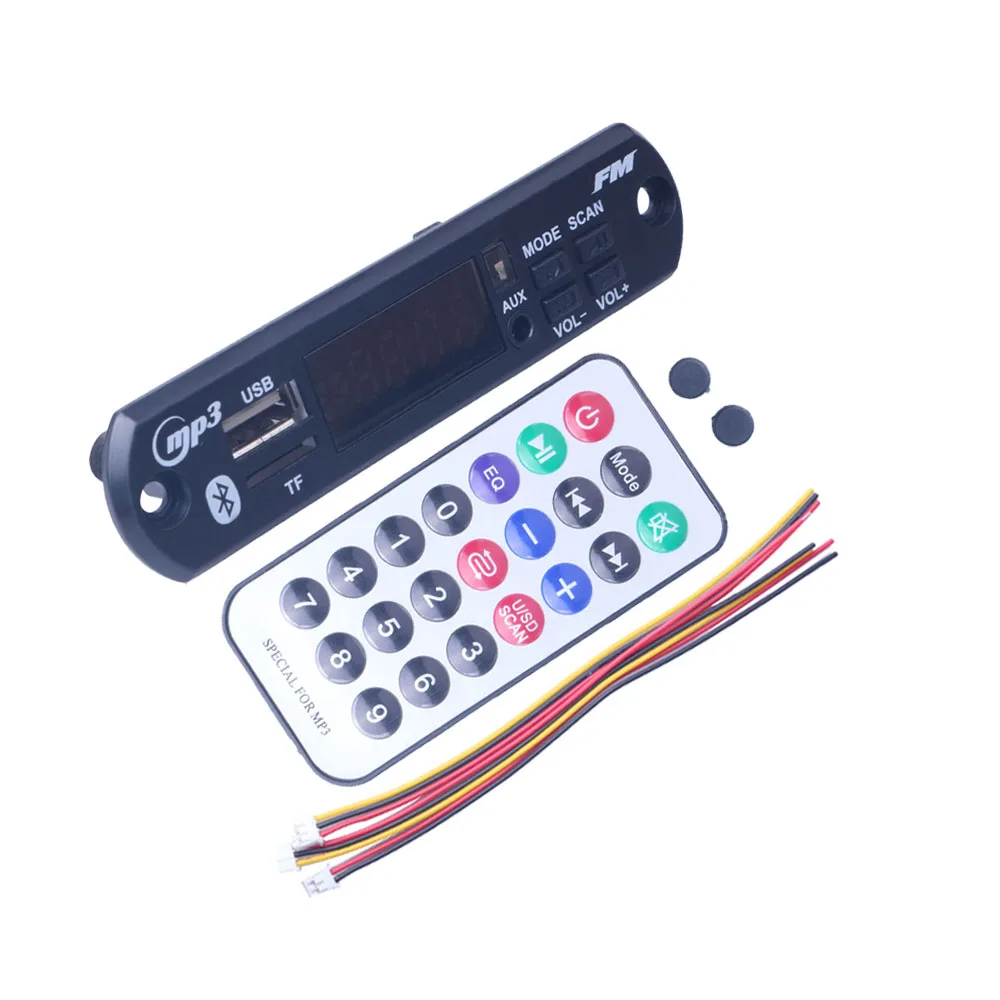 Новинка 2019 Автомобильный MP3 Bluetooth декодер плата 5 В/12 в PCB аудио модуль для