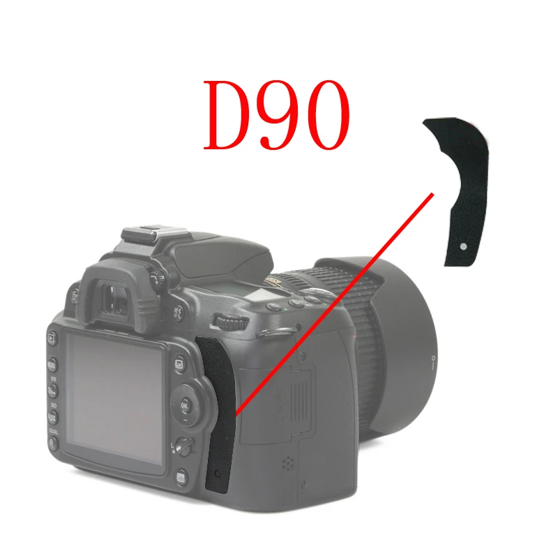 D90 D700 D7000 D300S D800 D800E D200 D300 для Nikon резиновая задняя крышка резиновая DSLR камера Запасная часть - Цвет: D90