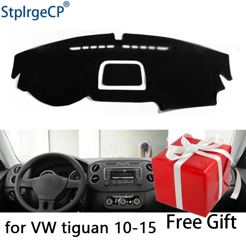 

for Volkswagen Tiguan 2009 - 2017 dashboard mat Protective pad Shade Cushion Pad interior sticker car styling accessories