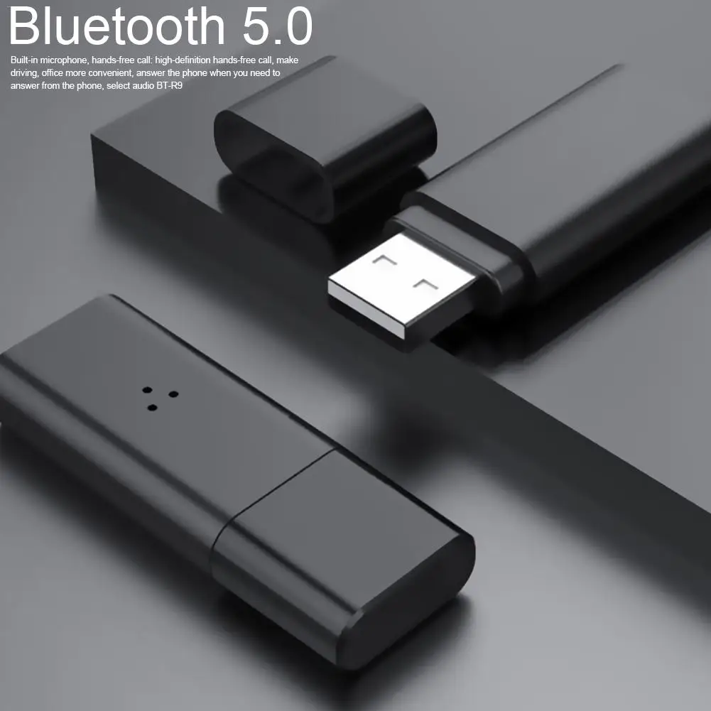 Bluetooth 5 0 аудио приемник 3 мм USB Двойной выход беспроводной музыкальный адаптер Dongle