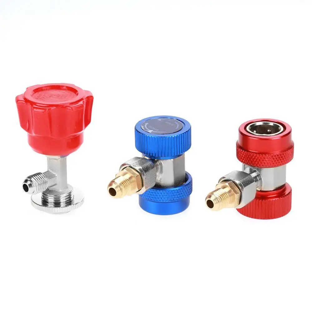 1 Set Air Manifold Gauge R134a Conditioning Refrigerant with 1.5m Charging Hoses Measuring Tools | Инструменты