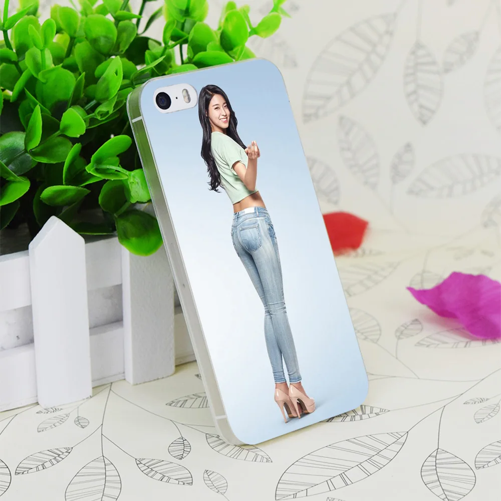 C0155 Kpop Seolhyun Aoa Прозрачный Жесткий Тонкий чехол для Apple IPhone 4 4S 4G 5 5G 5S SE 5C 6 6S Plus |