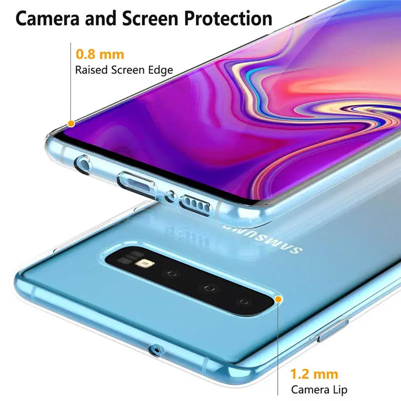 Чехол для Samsung Galaxy S10 чехол Plus силиконовый мягкий из ТПУ телефона Lite S10Lite S10Plus |