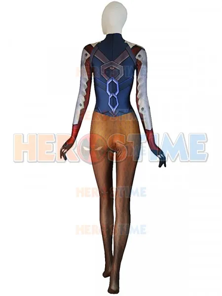 Косплей Костюм милосердия с 3D принтом девочка спандекс зентай боди косплей