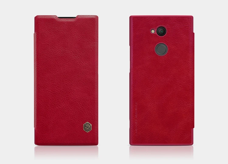 Бренд Nillkin Qin Высокое качество LTHR Флип кожаный чехол для Sony xa2 ультра бампер Xperia
