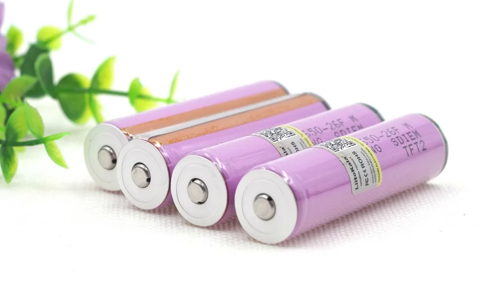 Liitokala защищенный 18650 ICR18650-26FM 2600mAh литий-ионный аккумулятор 3,7 v с PCB для фонариков