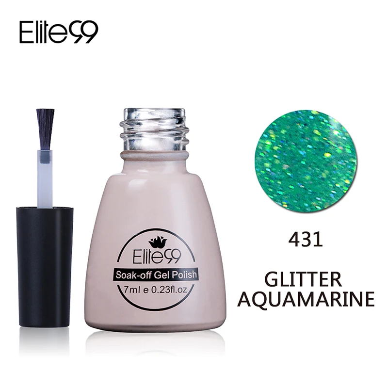 Elite99 7 мл Гель-лак Мода 178 цветов УФ отверждения Отмачивание гель лак для ногтей