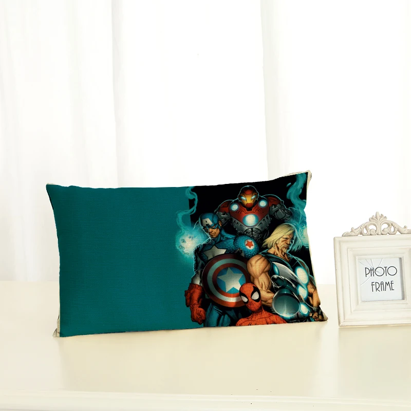 Высокое качество супер герой домашняя одежда поясничная Подушка наволочка для