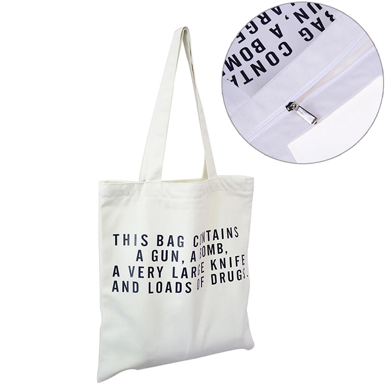 Сверхмощный холст сумка ручной работы 12 унций Натуральный Хлопок Холщовой