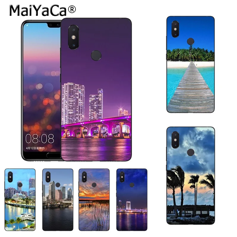 Чехол для телефона MaiYaCa с красивым пейзажем Флориды Для xiaomi mi 8se 6 note2 note3 redmi 5 plus note 4