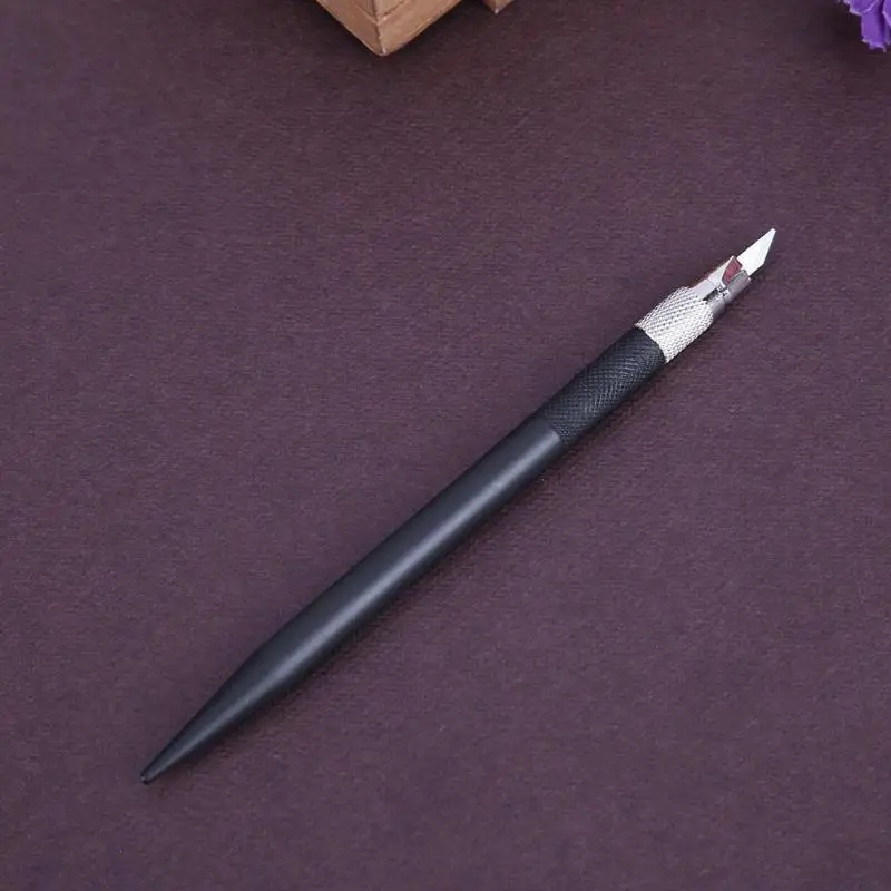 DIY перечисленных тонкой резьбой Ножи ручка в ручки резак гравировка по дереву Ножи ручка серьезнее инструмент с 12 шт. лезвия предметы для резки