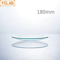 yclab 10pcs 180mm watch glass beaker cover domed hard glass laboratory chemistry equipment