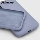 Оригинальный жидкий силиконовый чехол карамельного цвета для iPhone 6 6S 7 8 Plus X XR XS Max, противоударные мягкие чехлы для телефонов iphone 8 6 7, чехол