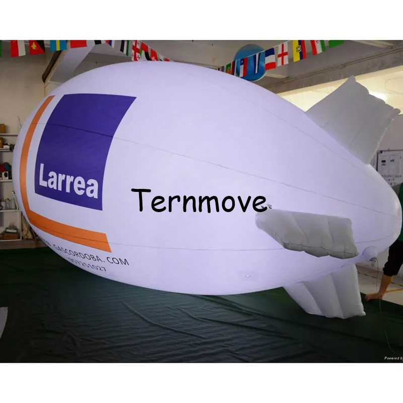 inflatable airship with light advertising/0.18mm PVC flying helium blimp promotion airplane zepplin | Игрушки и хобби