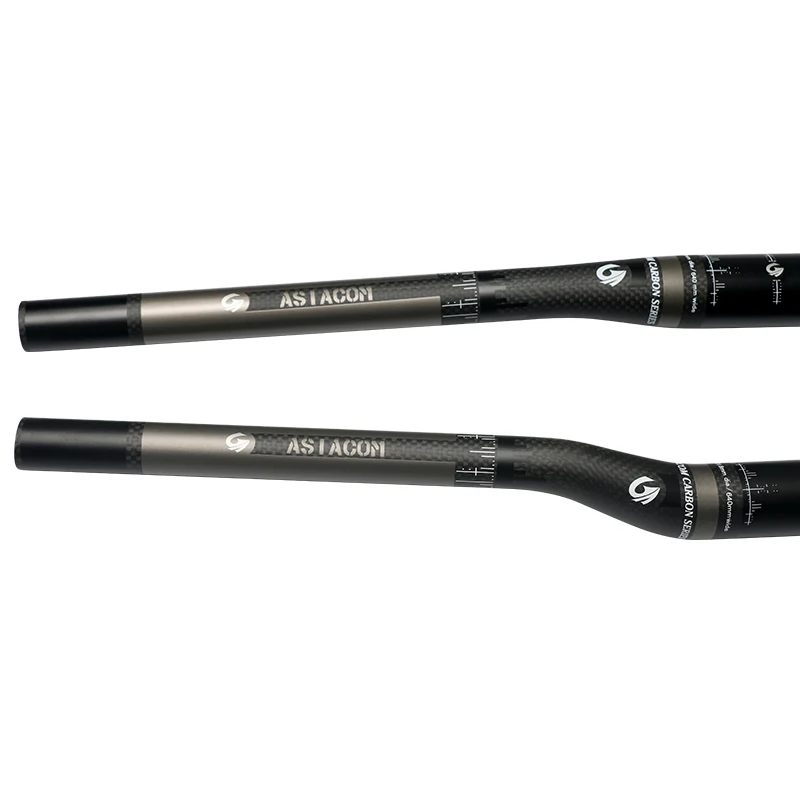 Фирменный велосипедный руль ASIACOM 3K из углеродного волокна плоский/подъемный для