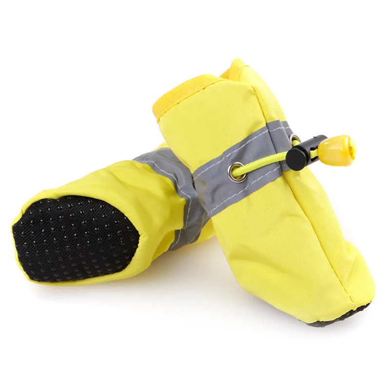 HORBONPY Pet Dog Shoes Autumn Winter Super Warm Dog's soft rain Boots Cotton Anti Slip for Small Product Waterproof | Дом и сад