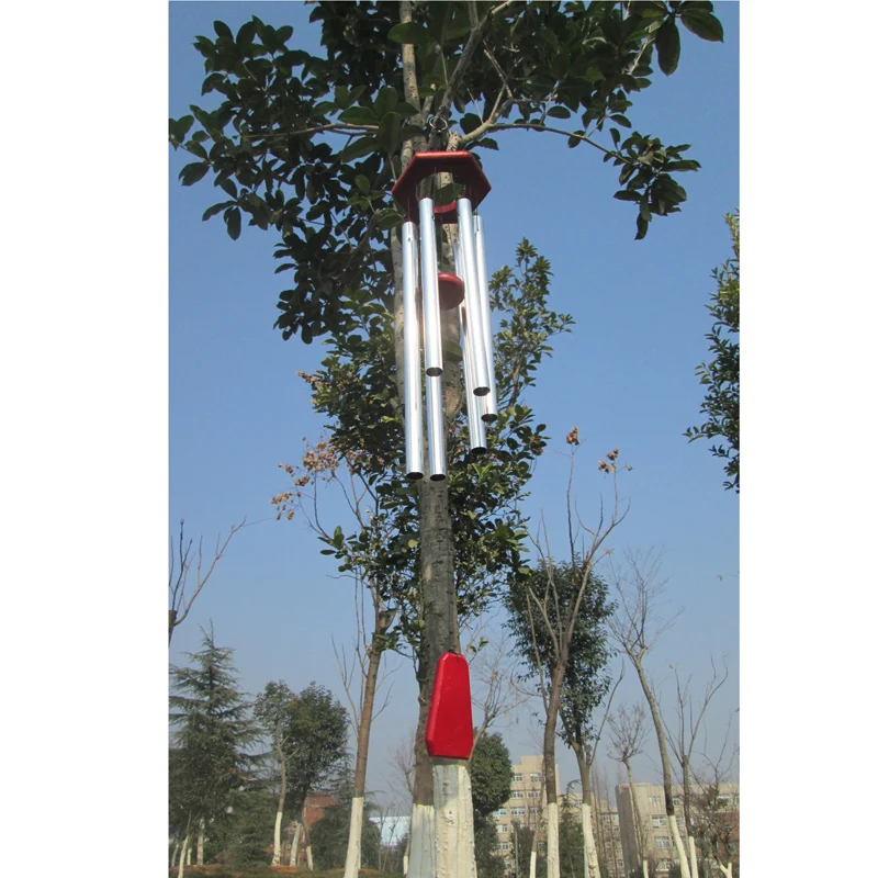 1 шт. Античная удивительная изящная глубокая резонансная 6 Трубок медная ветряная