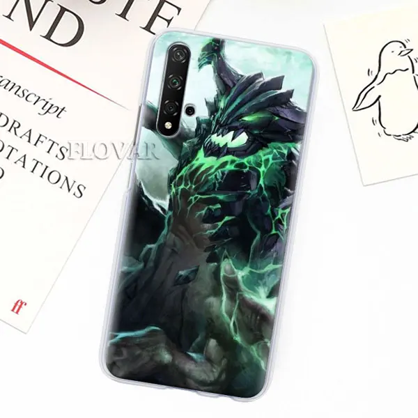 005 Чехол для телефона чехол для Honor 20 Pro 9 10 Lite 8X 8A 8C 8S 7A фотоаппаратов моментальной печати 7S Y7 Y9 V20 чехол с принтами из игр Warcraft и Dota 2 логотип Жесткие ПК-Чехлы - Цвет: 005