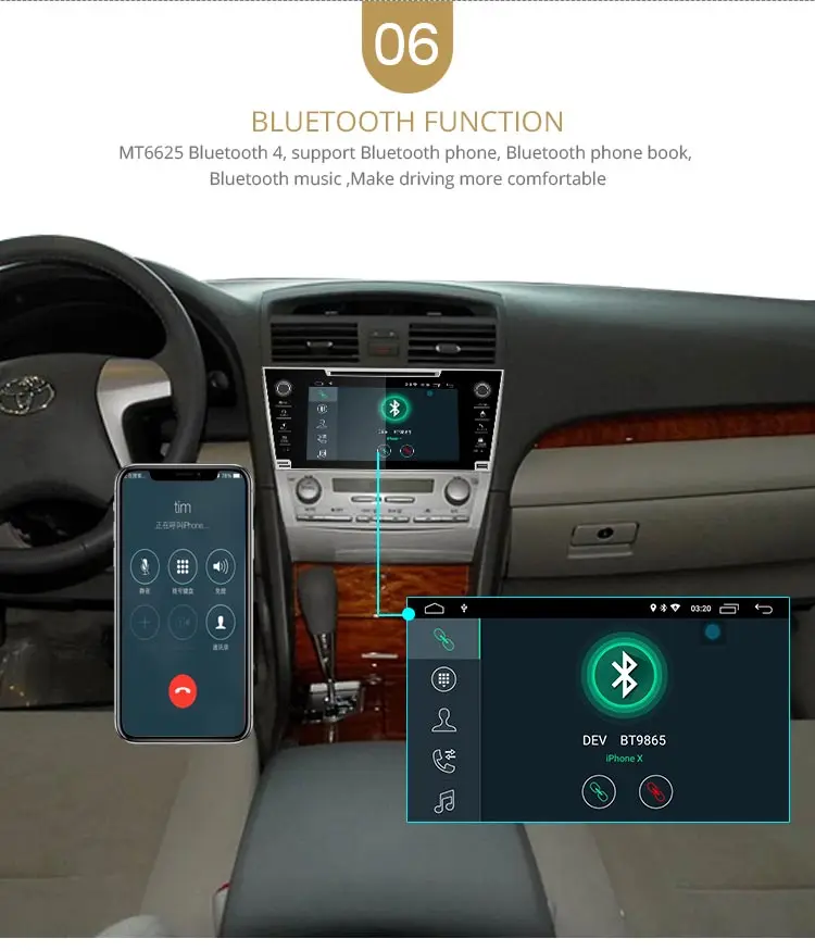LJDA Android 10,0 2 Din автомагнитола для Toyota Camry 2007 2008 2009 Автомобильный мультимедийный плеер стерео Авто аудио gps DVD видео wifi ips