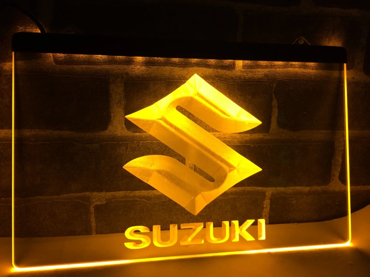 LG194- Suzuki светодиодная неосветодиодный световая вывеска | Дом и сад