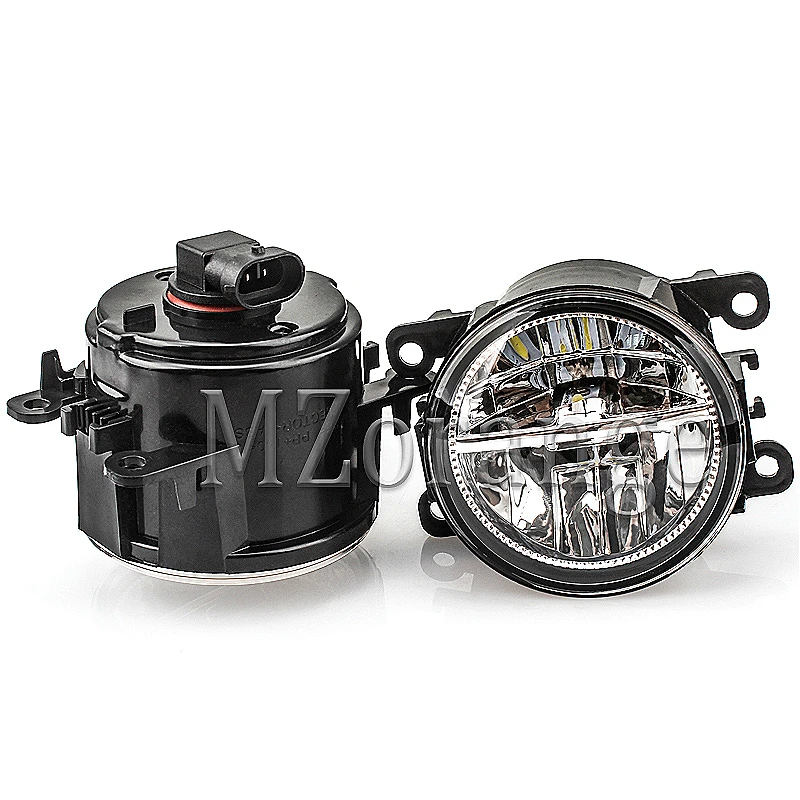 2 шт. светодиодный противотуманный светильник s для Renault Duster Megane 2/3 Fluence Koleos Kangoo 2003- светодиодный противотуманный светильник противотуманная фара в сборе супер яркий