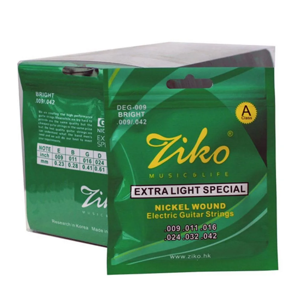 Струны для электрогитары из высокоуглеродистой стали с оригинальной розничной