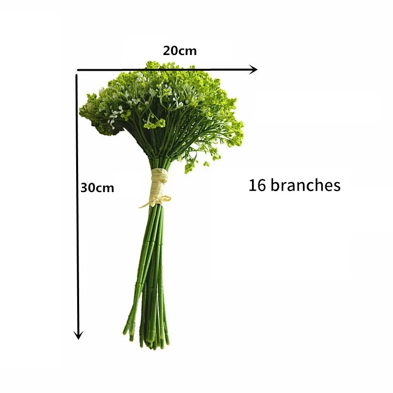16 шт. искусственные цветы пластиковые babysbreak букет на день рождения свадьбу