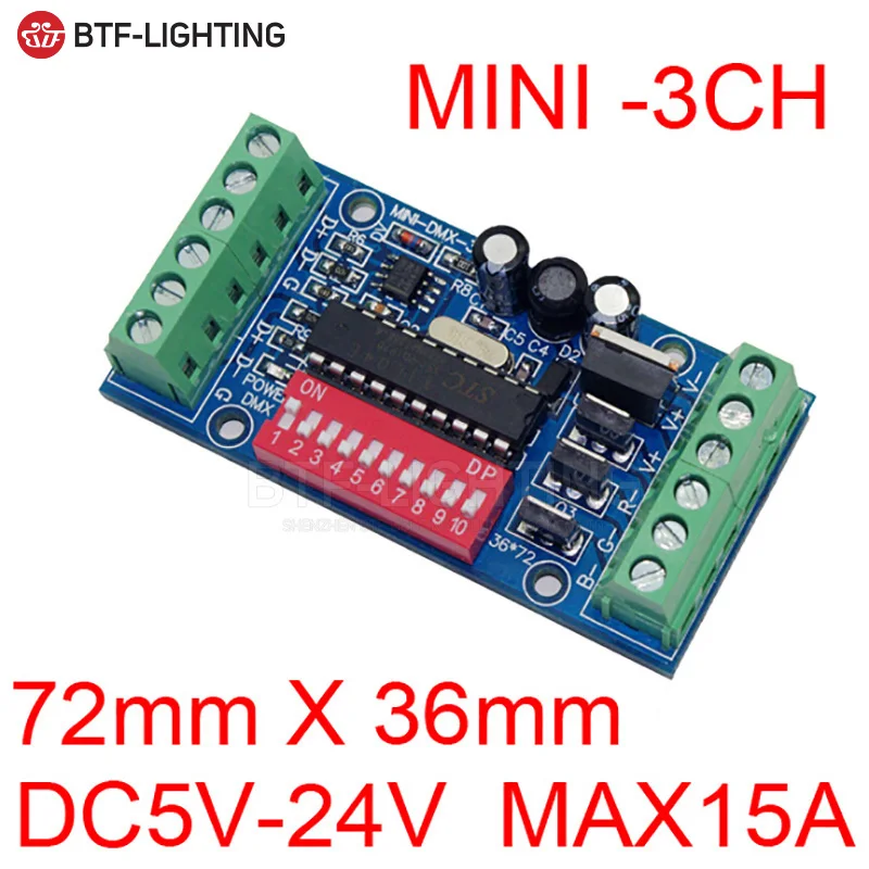 DMX512 Контроллер 3CH/4CH/6CH/8CH/9CH/12CH/27CH RJ45 dmx контроллер для светодиодной ленсветильник |