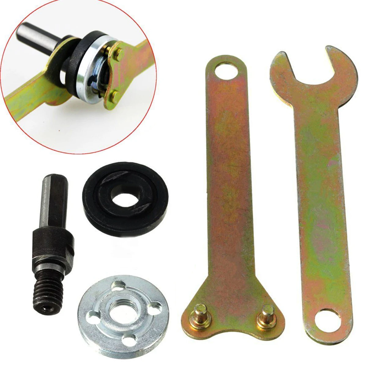 

10 мм хвостовик M10 оправка шпинделя для адаптера переменного тока Дрель адаптер режущий инструмент Аксессуары для шлифовальная машина отрез...