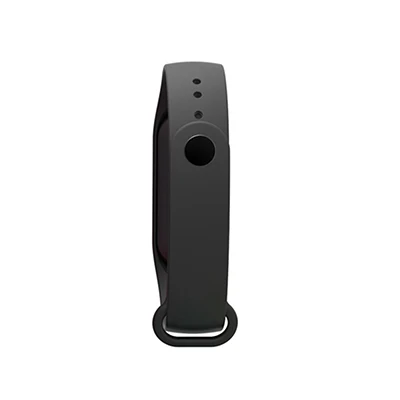 black Mi band 4 Браслет замена для силиконового ремешка печать на запястье для xiaomi mi band 4 двойной цвет mi 3 mi 4 мягкие ремни - Цвет: black