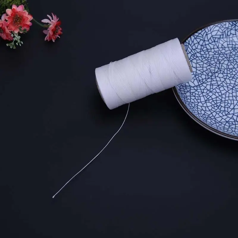 260 м 1 мм 150D кожа вощеная нить шнур для DIY инструмент рукоделия на плоской подошве в