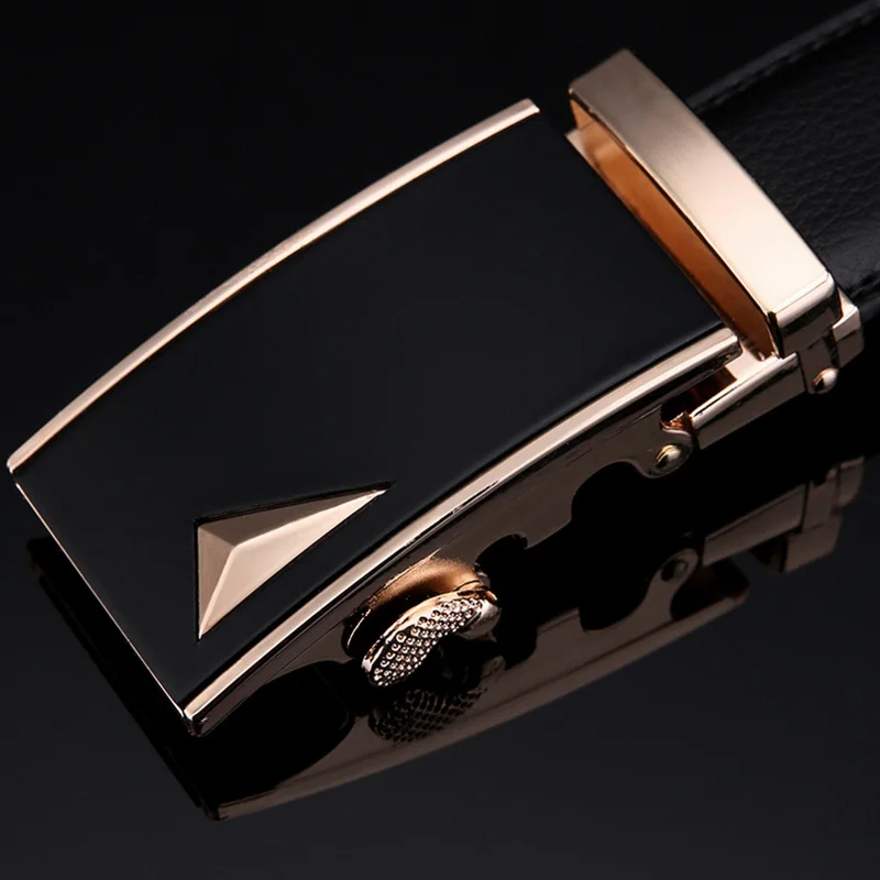 Мужской ремень с автоматической пряжкой SORBUS DUSK из натуральной кожи для джинсов|Мужские ремни| |