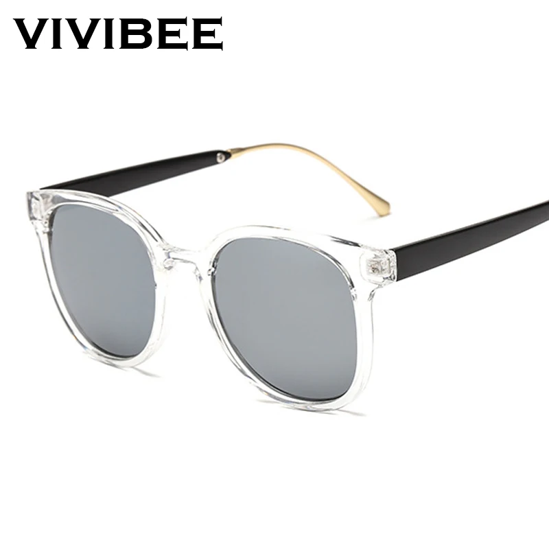 Прозрачные Квадратные Солнцезащитные очки VIVIBEE брендовые дизайнерские новые