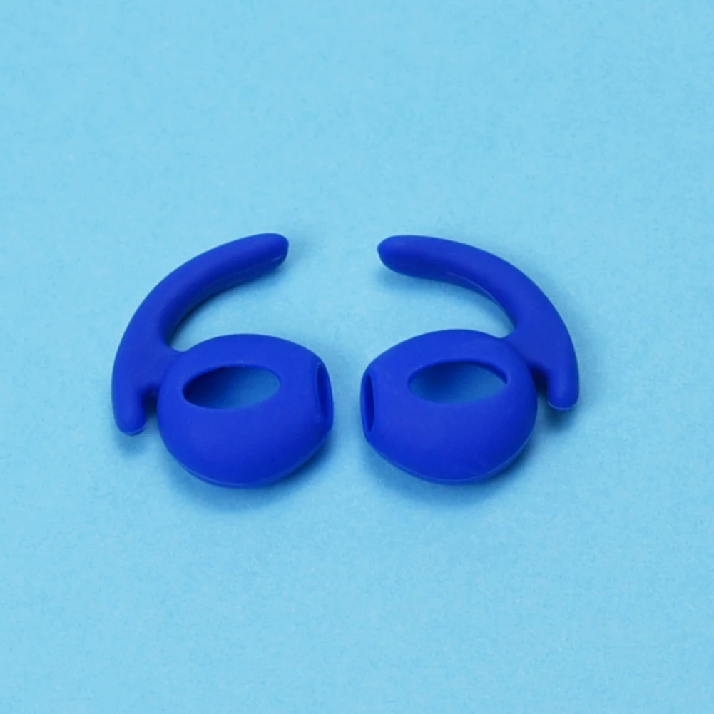 1 пара, 4 цвета, ушные вкладыши для Airpods, Нескользящие силиконовые наушники-вкладыши, подходят для Bluetooth, беспроводная гарнитура, наушники, аксессуары