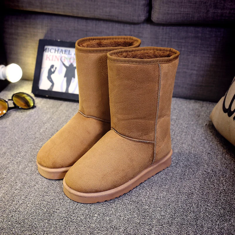 Зимние классические Женские зимние ботинки теплая обувь Утепленные