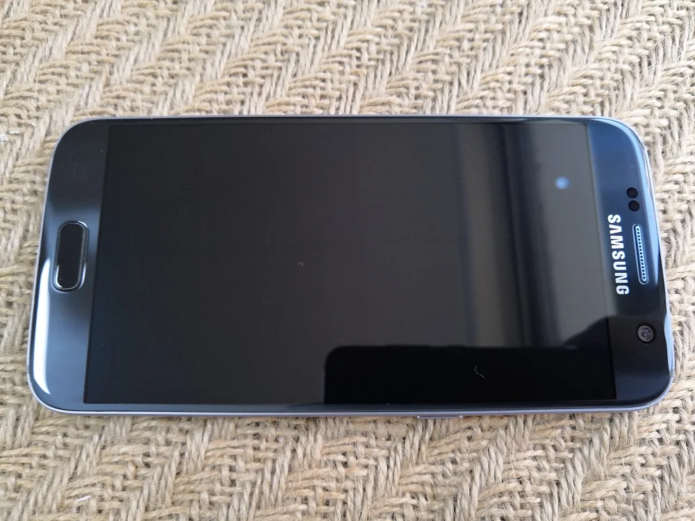 Samsung Galaxy S7 четырехъядерный 5,1 дюймов 4G ram 32G rom LTE 4G 12MP камера 3000mAh 1440x2560 разблокированный мобильный телефон Android