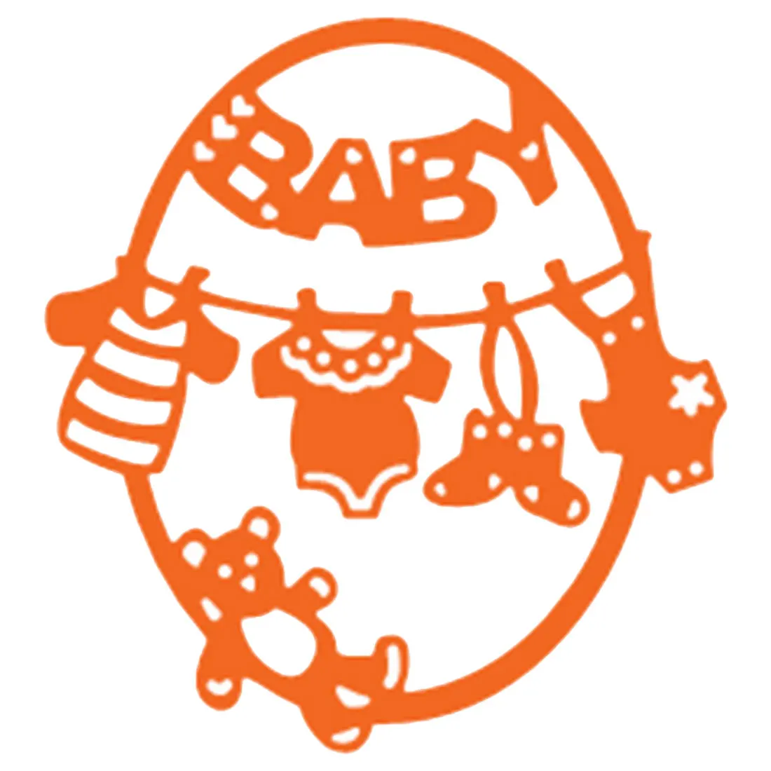 Фото карты декор ремесла 1 шт. детская одежда Медведь металлические режущие