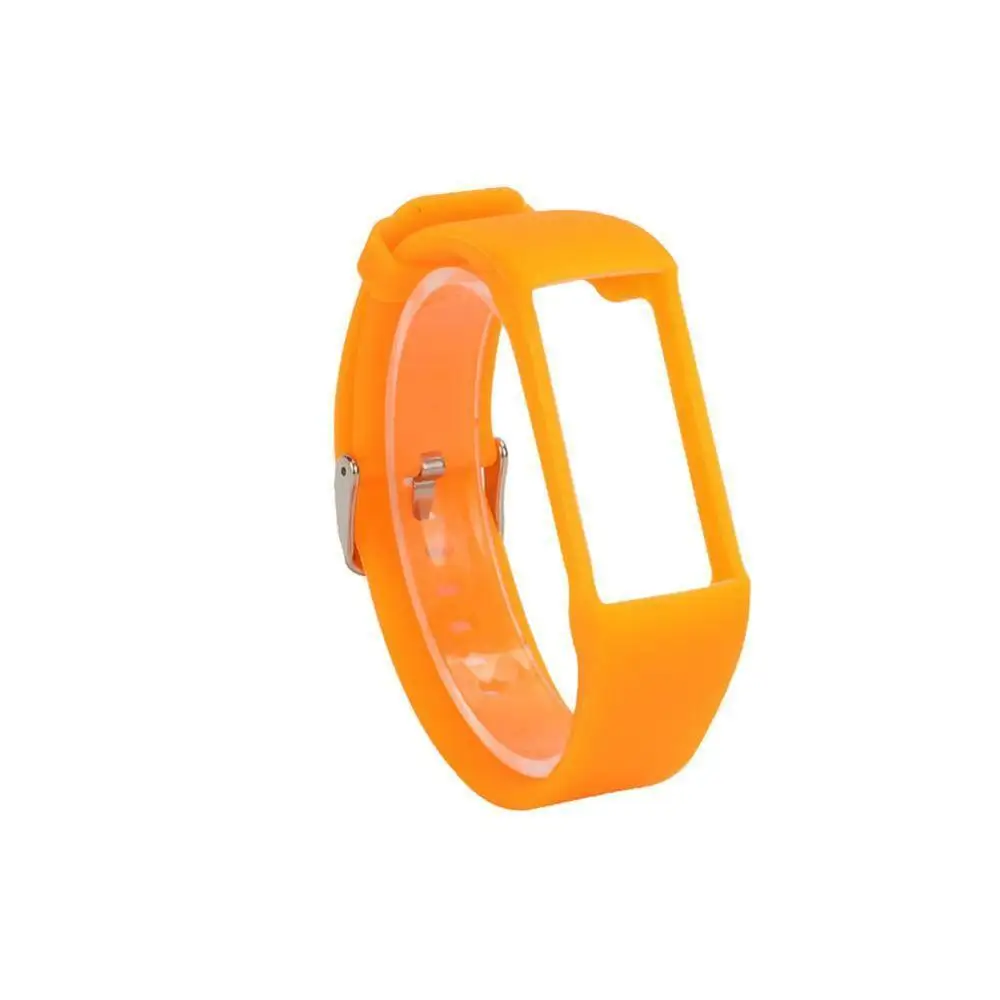 Orange Замена Мужские t Силиконовые наручные спортивные ремешок для Polar A360 A370 gps Смарт часы мужские и женские Ремешки для наручных часов - Цвет ремешка: Orange