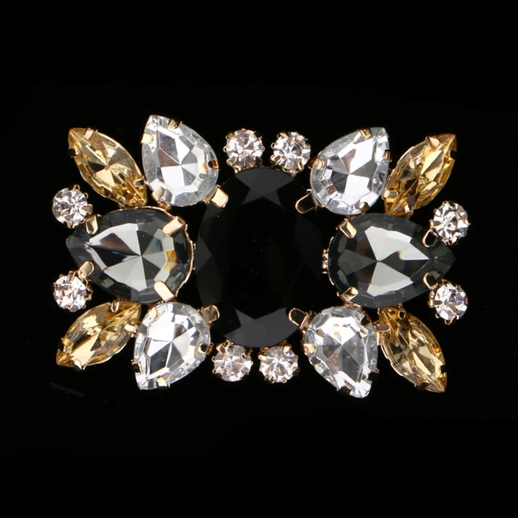 Роскошные хрустальные зажимы для обуви съемные пряжки со стразами аксессуары pines