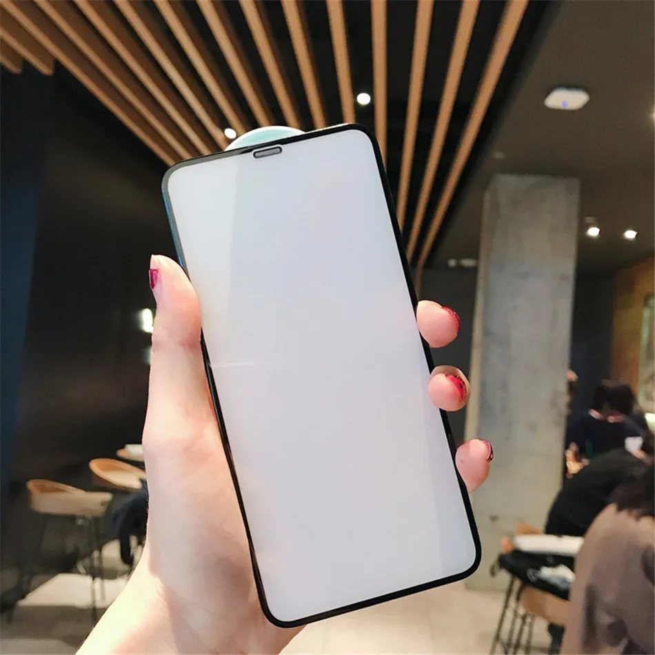 Новое стекло для iPhone 6 6s 7 8 plus XR X XS стекло полное покрытие iPhone Xs Max защита экрана закаленное стекло С Пылезащитным фильтром