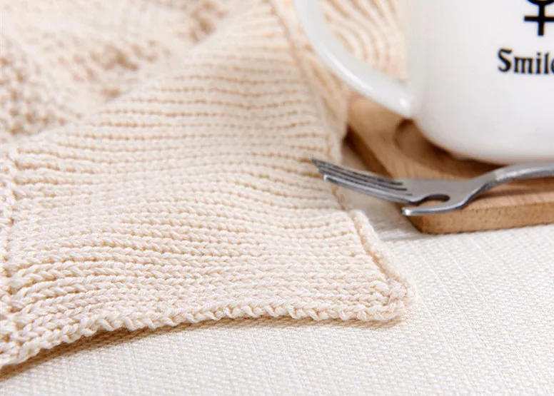 QNBHR летнее хлопковое детское вязаное шерстяное одеяло кондиционеры с ворсом