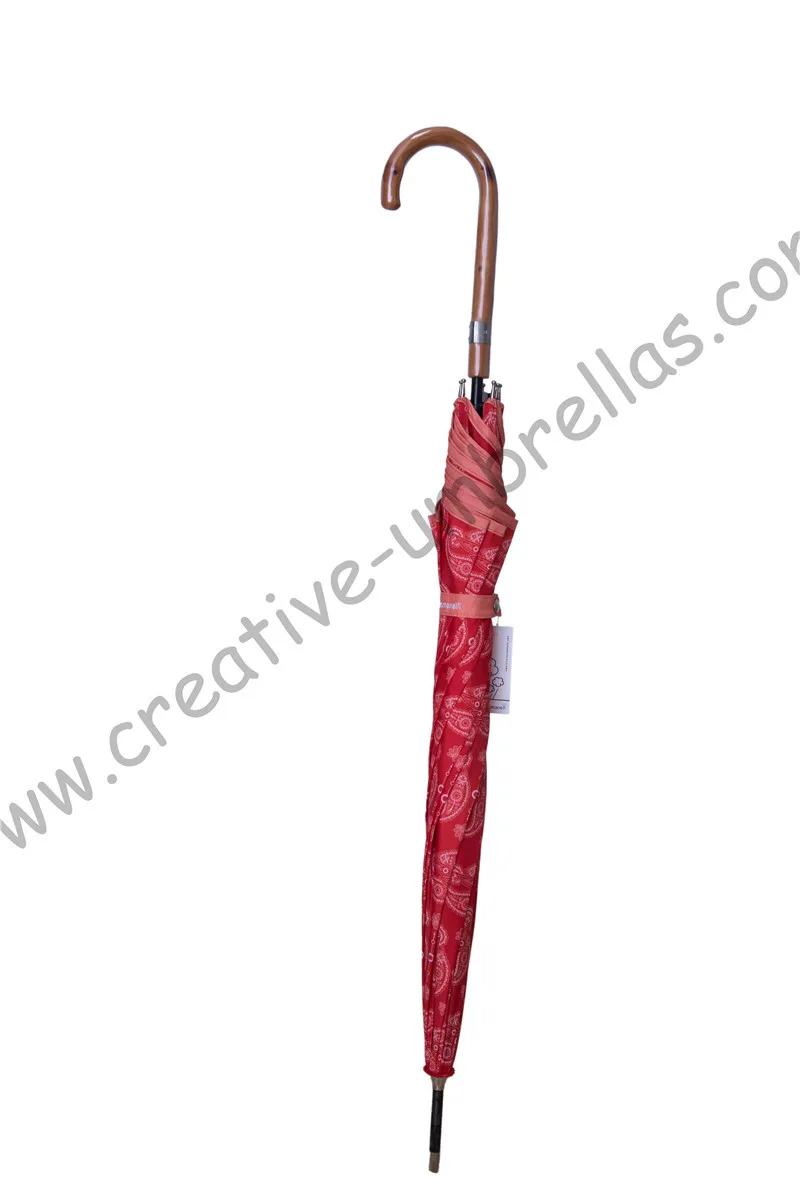 Прямые зонтики из ротанга (3 шт./лот) дизайн с принтом эпонжа Дамаска 210T