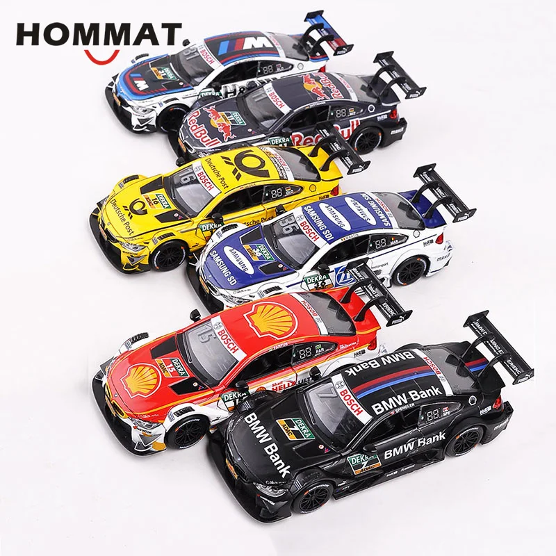 Модель гоночного спортивного автомобиля HOMMAT 1:32 M4 DTM 2017 литой автомобиль из сплава