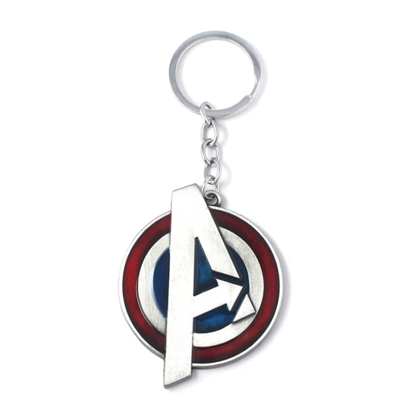 Брелок с героями marvel аниме брелок для ключей женщин Мстители мужчин капитан