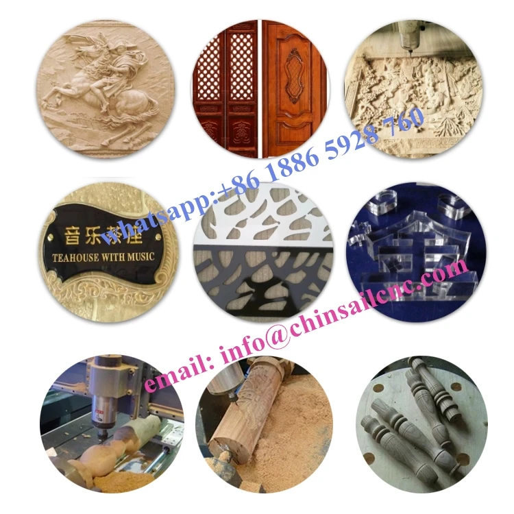 Отличные характеристики дверь шкафа для гитары 4 осевой ЧПУ роутер CHINSAIL 0609 1212 1224