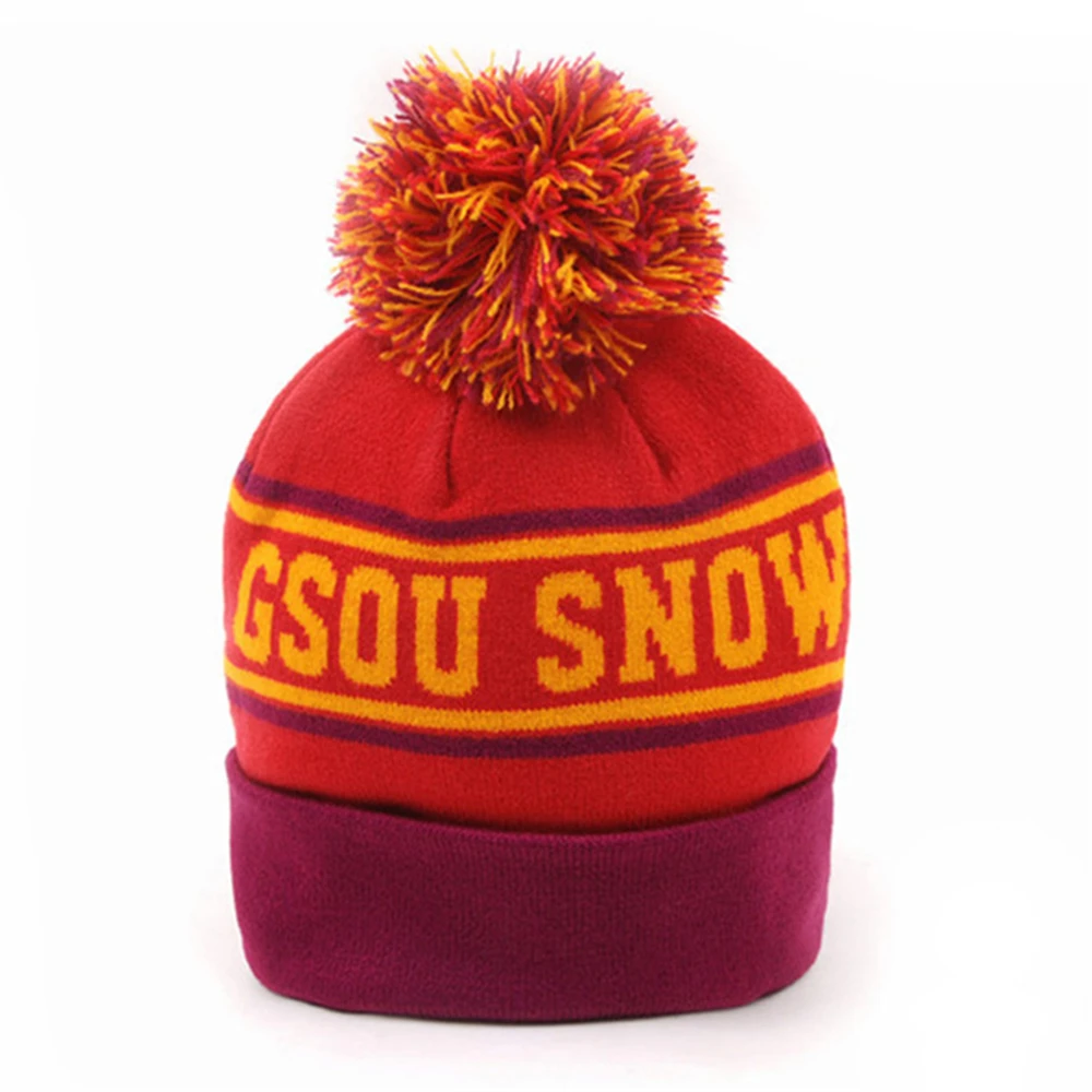 Gsou зимняя детская Лыжная Шапка уличная сноуборд теплая шапка для маленьких