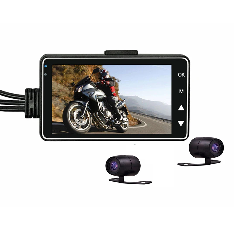 KY-MT18 мотоциклетная камера DVR мотор видеорегистратор с двойной мини-камерой фронтальный видеорегистратор с камерой на задней панели устройства