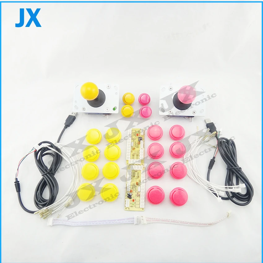 Аксессуары для аркадных игр сделай сам 2x USB кодировщика ПК джойстик + Zippy 20x