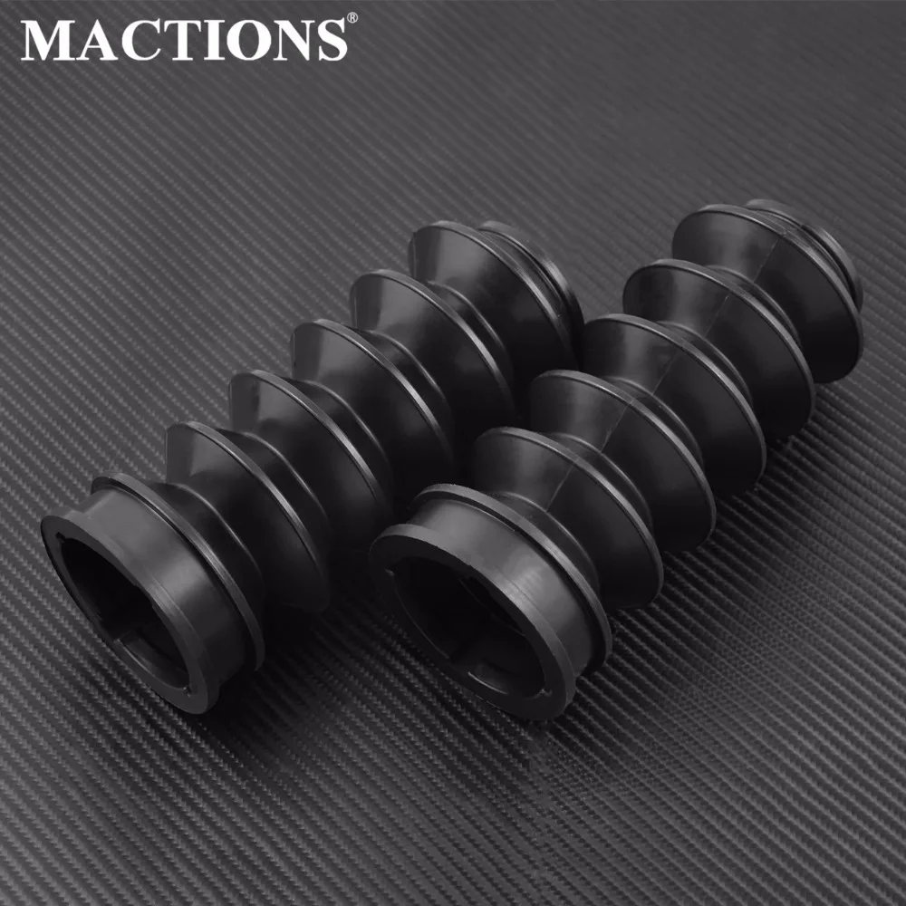 Мотоциклетные передние вилки сапоги и гетры черные резиновые для Harley Street 500 750